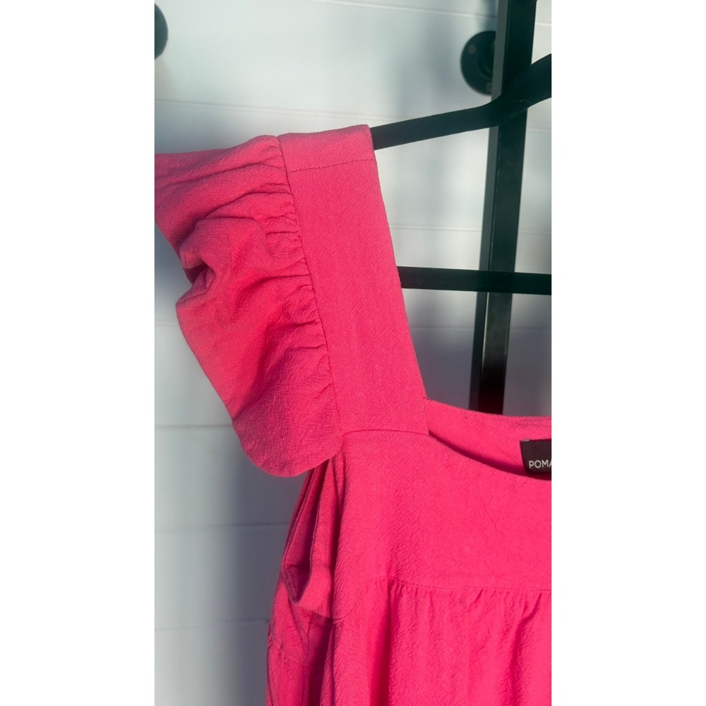 Tuckernuck Pomander Place Camellia Hazel Flutter Sleeve Mini Dress Pink ($158) M - Picture 8 of 8